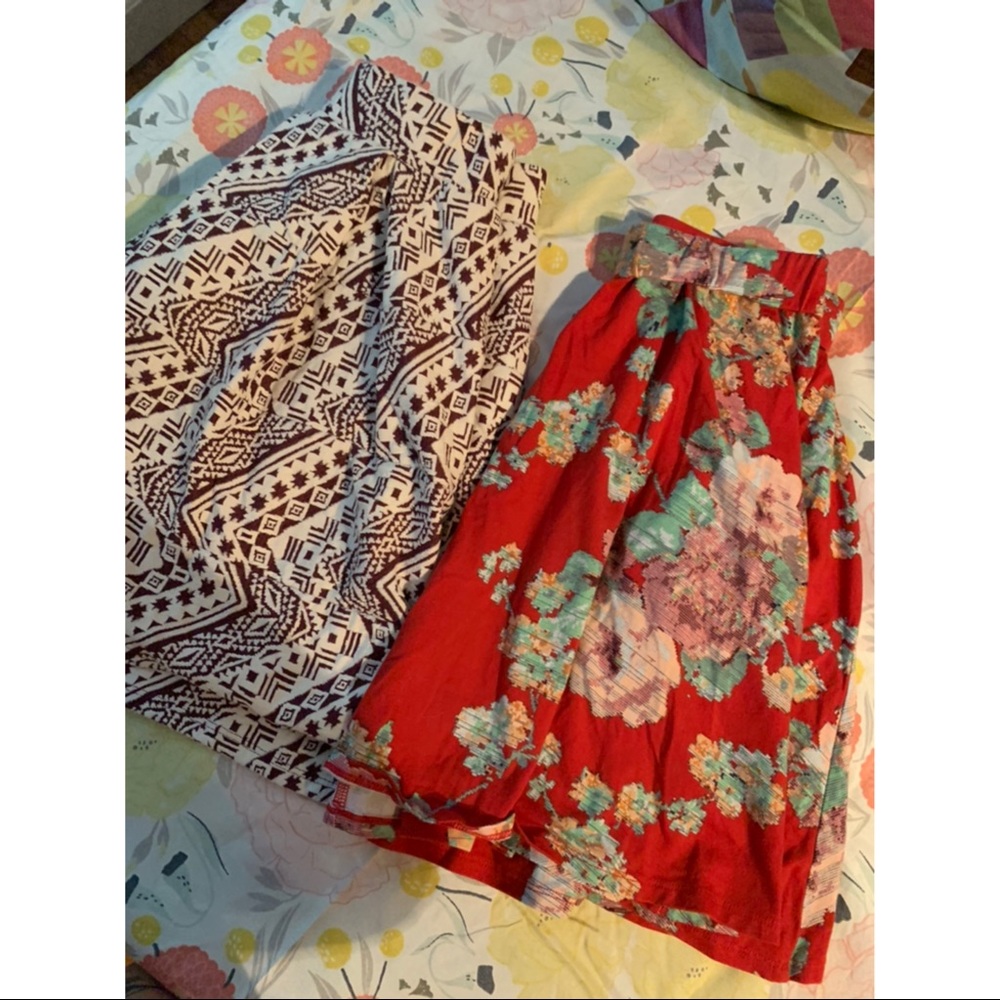 2 target xhilaration skirts size small & xs
